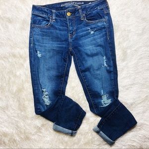American Eagle distressed jeans